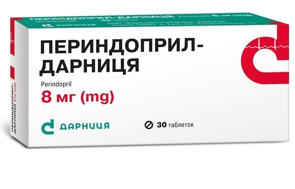 Периндоприл-Дарница таблетки по 8 мг, 30 шт.