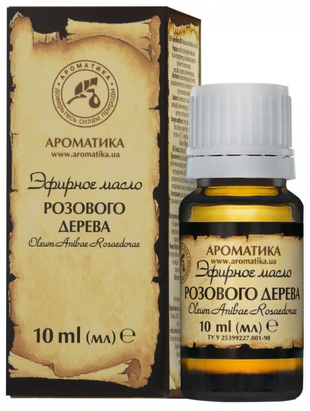 Эфирное масло розового дерева,10 мл