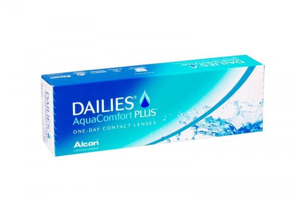 Контактные линзы Dailies AquaComfort Plus 30 шт. 30 8.7 +03.50