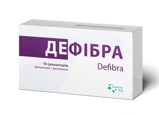 Дефибра суппозитории вагинигальные/ректальные, 10 шт.