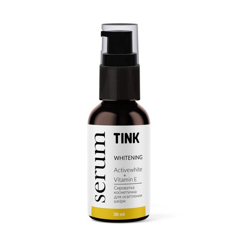 Сыворотка для лица осветляющая с Actiwhite, витамином Е и феруловой кислотой Whitening Serum Tink, 30 мл