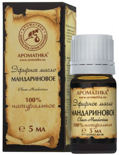 Ароматика эфирное масло мандариновое, 5 мл