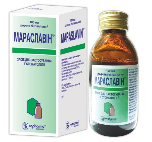 Мараславин раствор гингивальный при пародонтите 100 мл